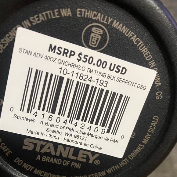 2 Stanley x CALIA Quencher H2.0 Tumblers 40 oz Insulated Stainless Steel Black - Picture 8 of 11